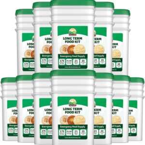 Long Term Food Supply Kit | 75g+ Daily Protein & 1,800+ Calo...