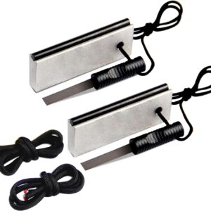 AOFAR Magnesium Fire Starter AF-374 (2-Pack) Waterproof Fire...