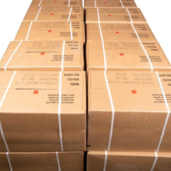 MRE A and B bundle cases 2024, 2025 inspection - Military me...