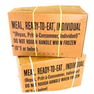 MRE A and B bundle cases 2024, 2025 inspection - Military me...