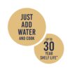 Augason Farms Dried Black Beans 4-Gallon Pail, Bulk Food Sto...