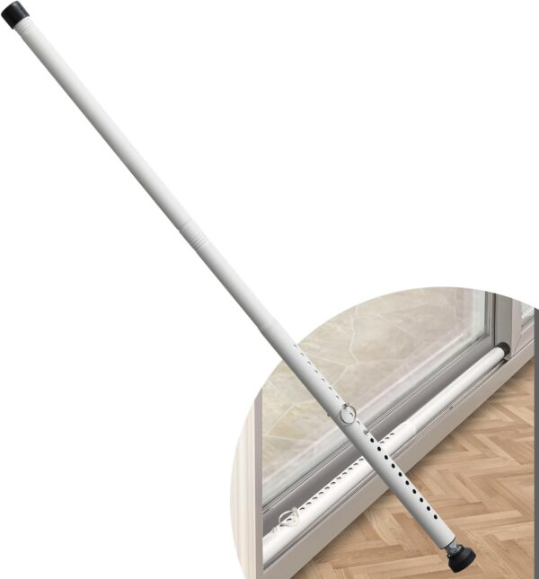 DIIG Sliding Door Security Bar，17.7-50.5inch Adjustable Lock...
