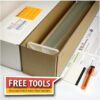 BDF S8MC Window Film Security and Safety Clear 8 Mil (36in X...