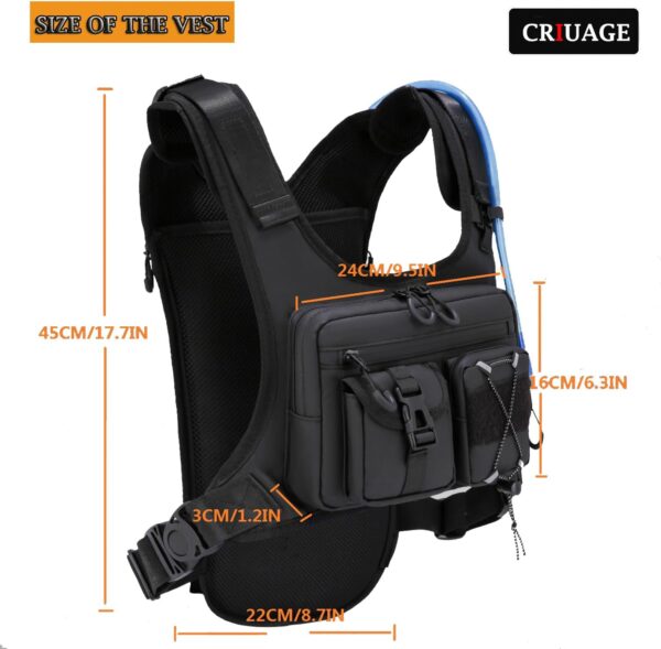 USA Original Patent Running Hydration Vest Backpack, Lightwe...