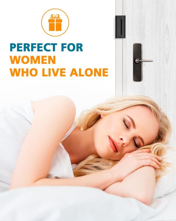 Home Security Door Reinforcement Lock - Child Proof Door Loc...