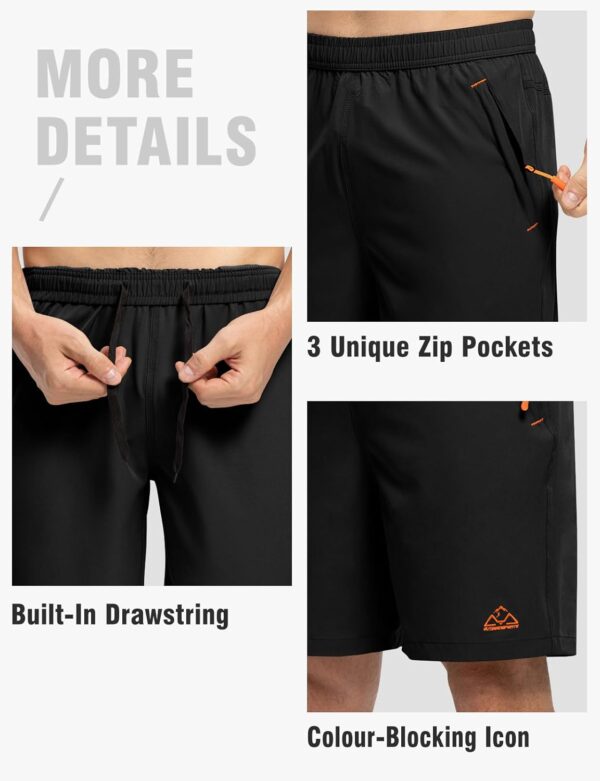 TBMPOY Men's 7" / 9" Running Hiking Shorts Quick Dry Athleti...
