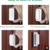 Home Security Door Reinforcement Lock Upgraded Front Door Lo...