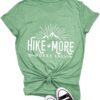 Hiking Shirt for Women Adventure Mountain Graphic Athletic S...