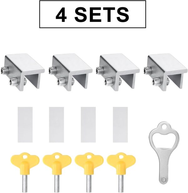 Window Locks (4 Sets), Window Locks for Up and Down Windows,...