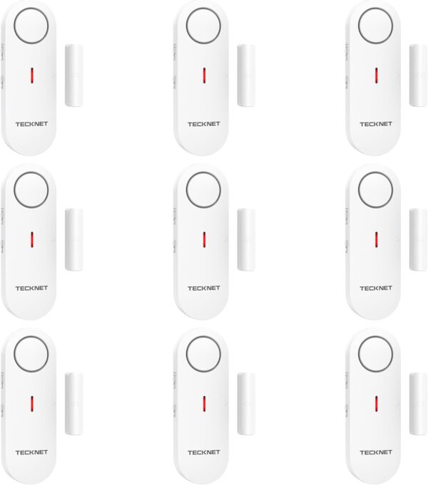 TECKNET Door Alarms for Kids Safety, Window Alarm Pool Alarm...