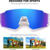 3 Pack Kids Baseball Sunglasses Youth Sports Football Softba...
