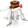 AOTU Portable Camping Stoves Backpacking Stove with Piezo Ig...