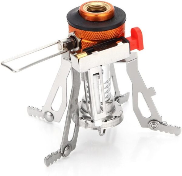 AOTU Portable Camping Stoves Backpacking Stove with Piezo Ig...