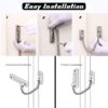 KAFENDA Security Door Chain Lock Sturdy Door Lock Latch for ...
