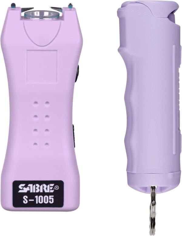 SABRE Pepper Spray & 2-in-1 Stun Gun with Flashlight, Self D...