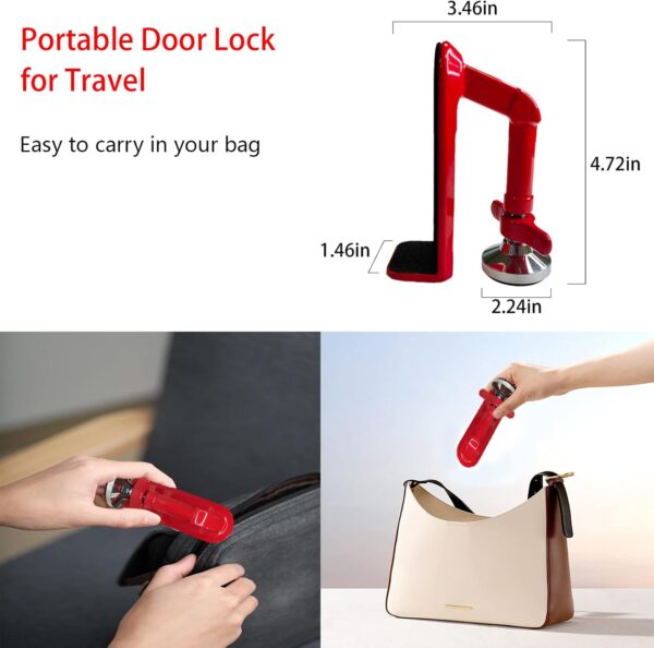 Door Stoppers Security - Portable Door Lock for Travel Anti ...