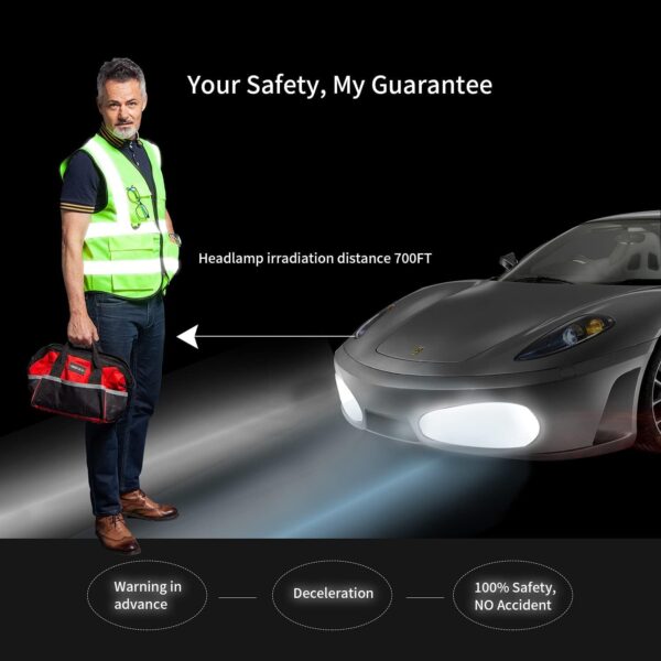 Tydon Guardian Reflective Safety Vest for Women Men High Vis...