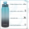 Opard 32oz Sports Water Bottle with Leak Proof Flip Top Lid ...