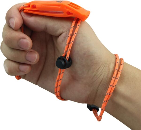 Emergency Whistles with Lanyard Safety Whistle Survival Shri...