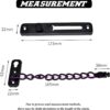 KAFENDA Security Door Chain Lock Sturdy Door Lock Latch for ...
