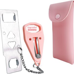 AceMining Portable Door Lock Home Security Door Locker Trave...