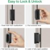 Home Security Door Lock Reinforcement - Child Proof High Sec...