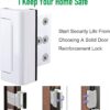 Home Security Door Reinforcement Lock Upgraded Front Door Lo...