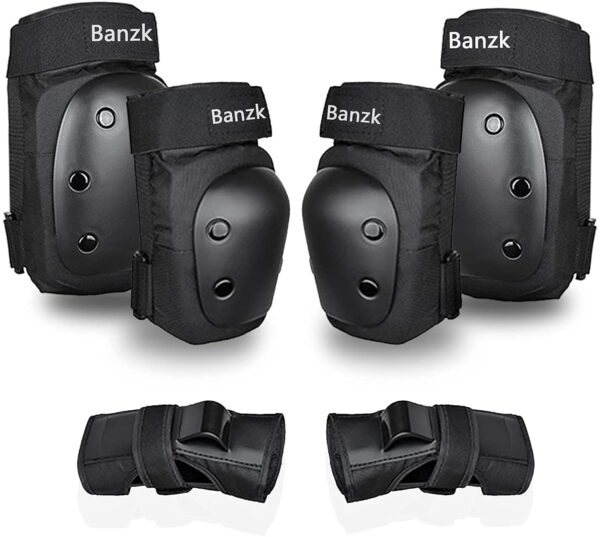 Adult/Child Knee Pads Elbow Pads Wrist Guards 3 in 1 Protect...