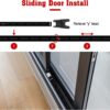SECURITYMAN 2-in-1 Door Security Bar & Sliding Patio Door Se...