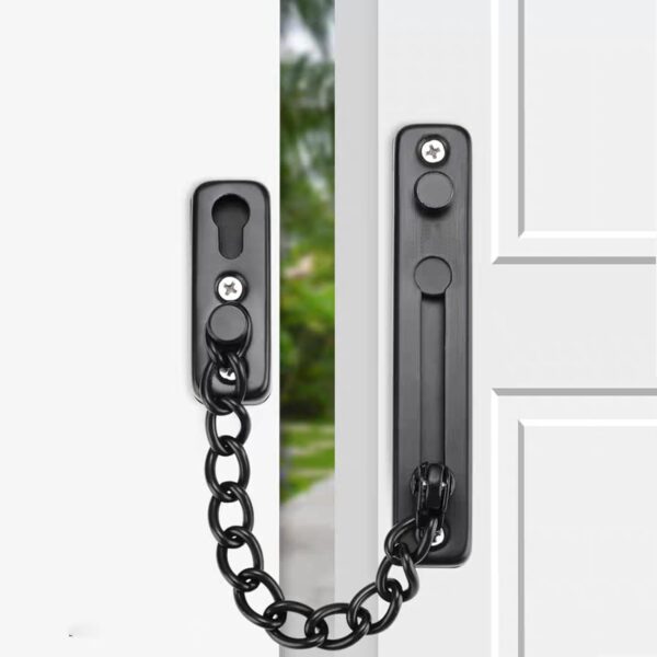 KAFENDA Security Door Chain Lock Sturdy Door Lock Latch for ...