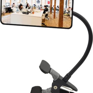 Ampper Acrylic Clip On Security Mirror, Flexible Convex Cubi...