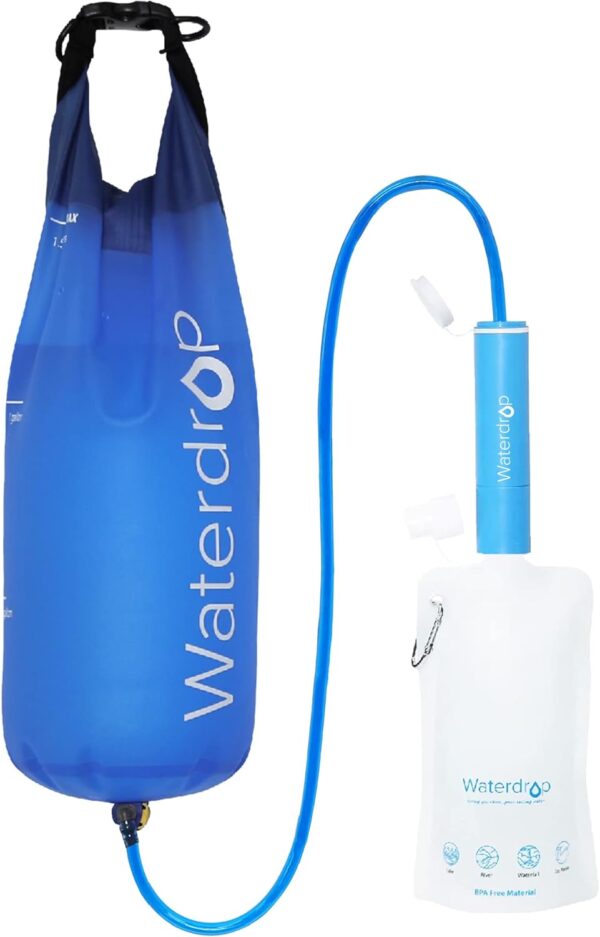 Waterdrop Gravity Water Filter Straw, Camping Water Filtrati...