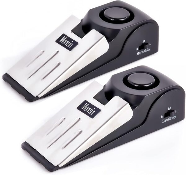 Door Stop Alarm, Door Stopper with 120DB Security Alarm, Flo...