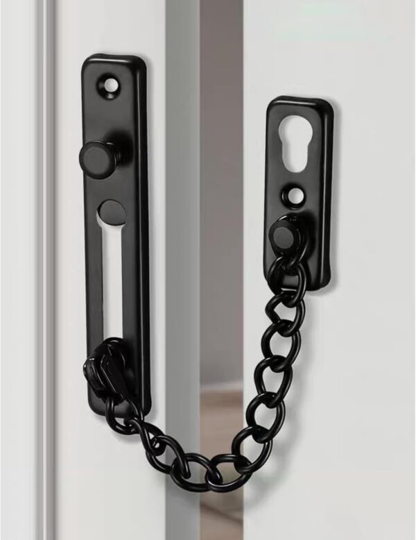 KAFENDA Security Door Chain Lock Sturdy Door Lock Latch for ...