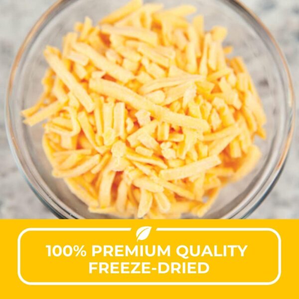 Nutristore Freeze-Dried Cheddar Cheese Shredded | Amazing Ta...