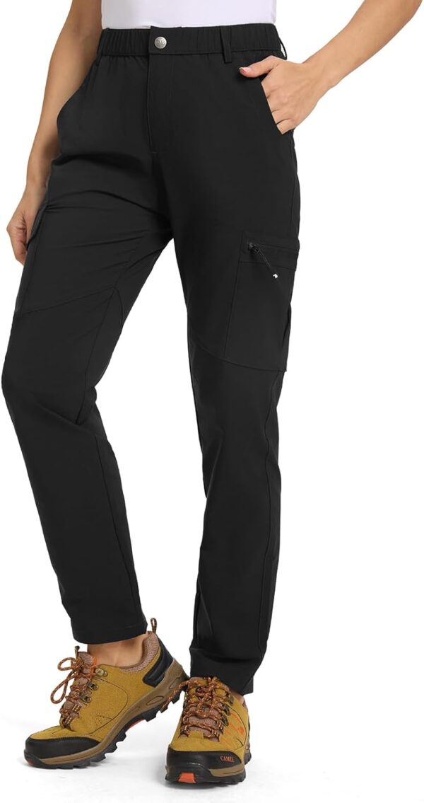 TBMPOY Women's Hiking Cargo Pants Lightweight Water Resistan...