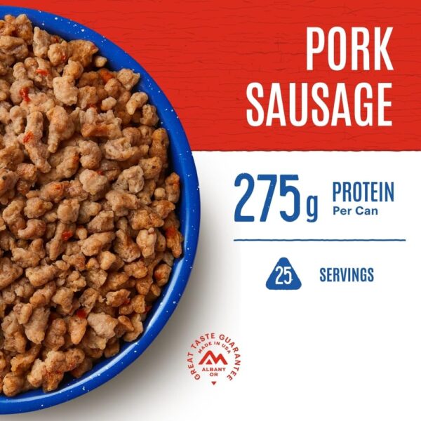 Mountain House Pork Sausage #10 Can | Freeze Dried Survival ...