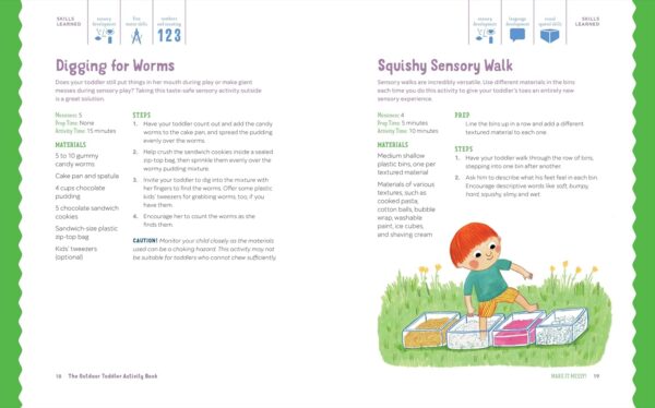 The Outdoor Toddler Activity Book: 100+ Fun Early Learning A...