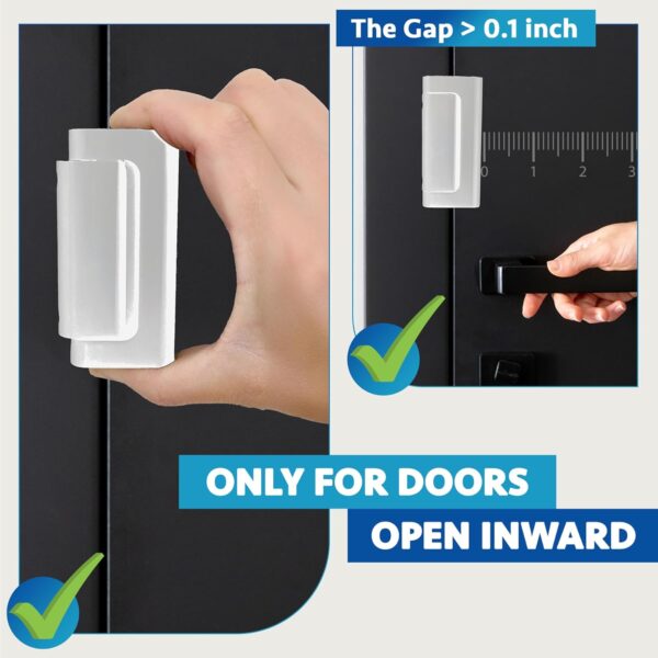 Dwell+Good Door Locks (2-Pack) - Easy To Install Aluminum Ho...