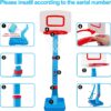 Toddler Basketball Hoop Indoor Mini Adjustable Basketball Go...