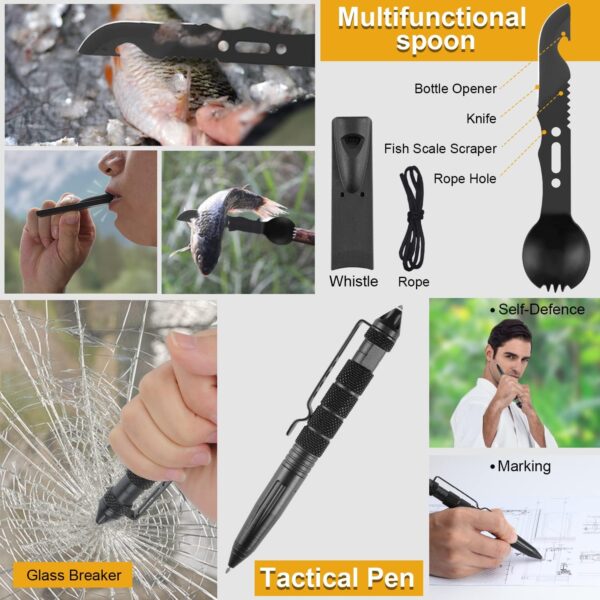 Survival Kit, Gifts for Men Dad Husband, Emergency Survival ...