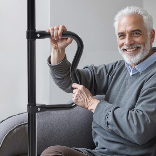 VEVOR Floor-to-Ceiling Transfer Pole, Tension Mounted Bathro...