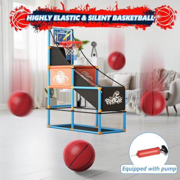 Arcade Basketball Game Set Boy Toys: Indoor Basketball Hoop ...