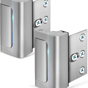 Home Security Door Lock, 2 Pack Childproof Door Reinforcemen...