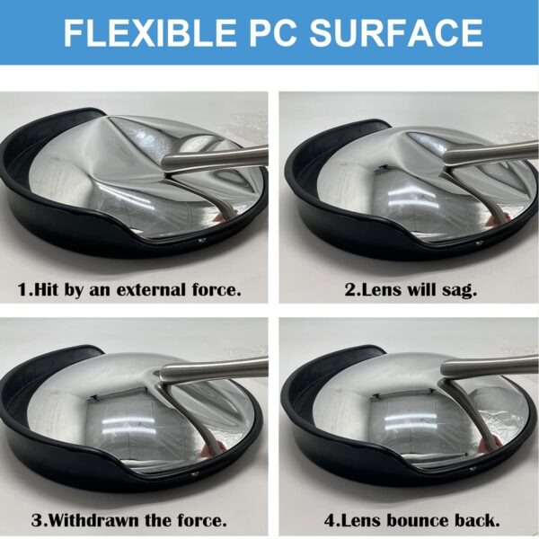 Convex Mirror - 18" Security Mirror for Business, Garage, Wa...