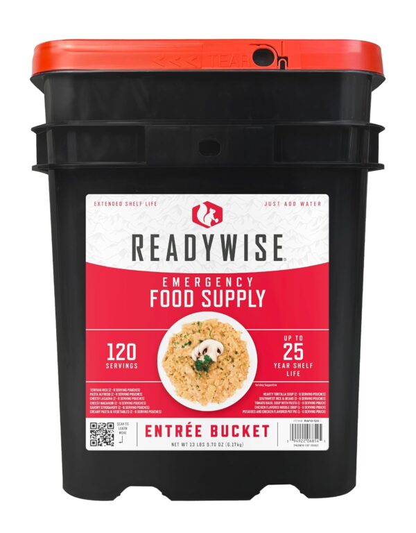 READYWISE - Emergency Food Supply Bucket, 120 Servings, MRE ...