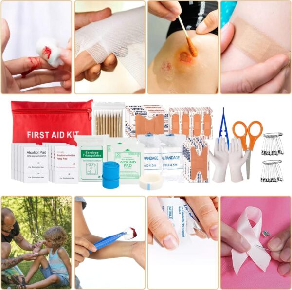 Survival Kit, 250Pcs Survival Gear First Aid Kit with Molle ...
