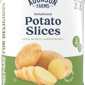 Augason Farms Dehydrated Potato Slices Can, Emergency Food S...