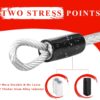 1/8inch Stainless Steel Security Cable 4/6/10/15FT Luggage L...