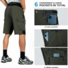 XKTTAC Men's Outdoor Quick Dry Lightweight Stretchy Shorts f...